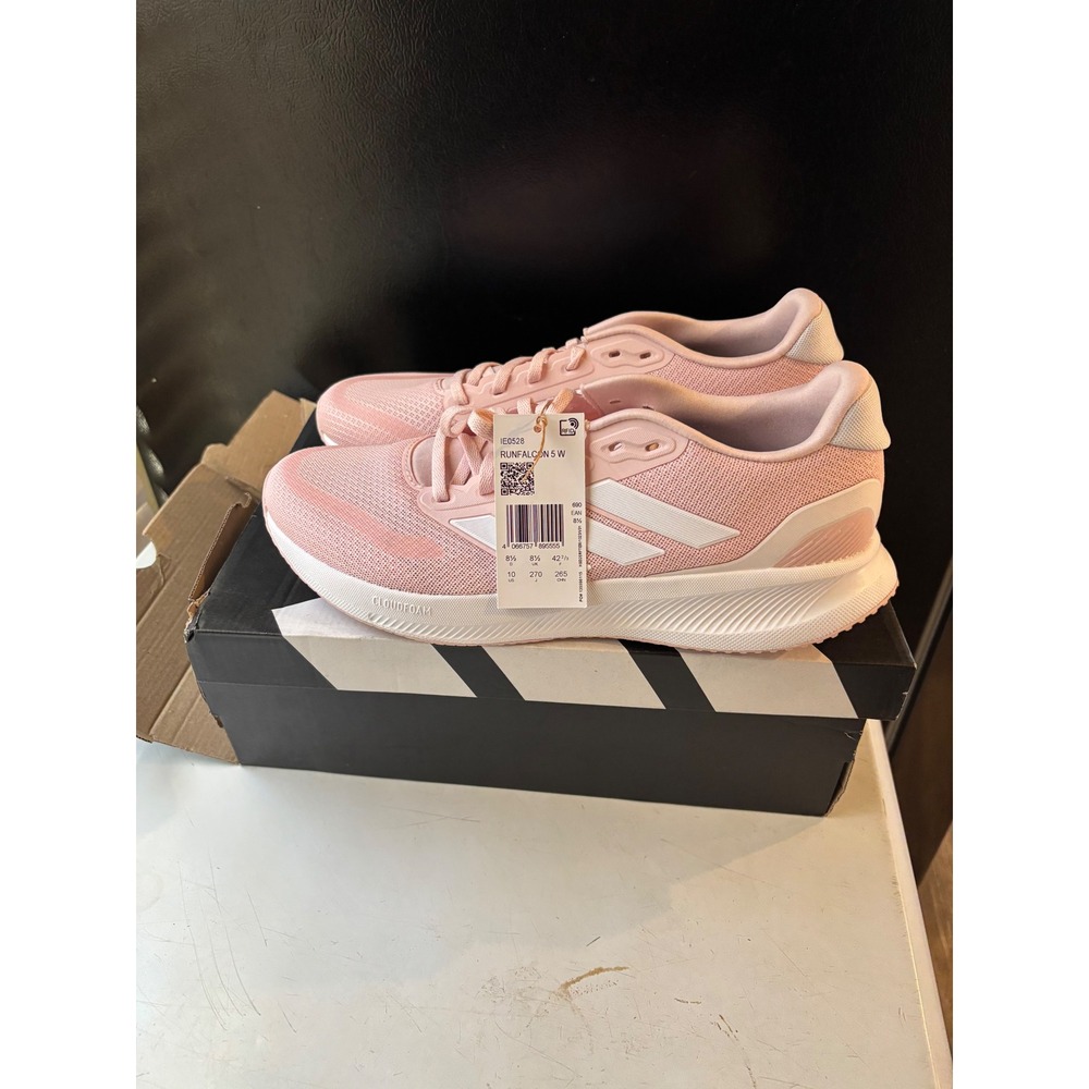 Adidas Runfalcon 5‎ W Pink White Womens Running Shoes IE0528 Size 10